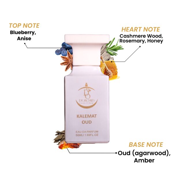 Kalemat oud luxury unisex perfume - 50ml - Image 3